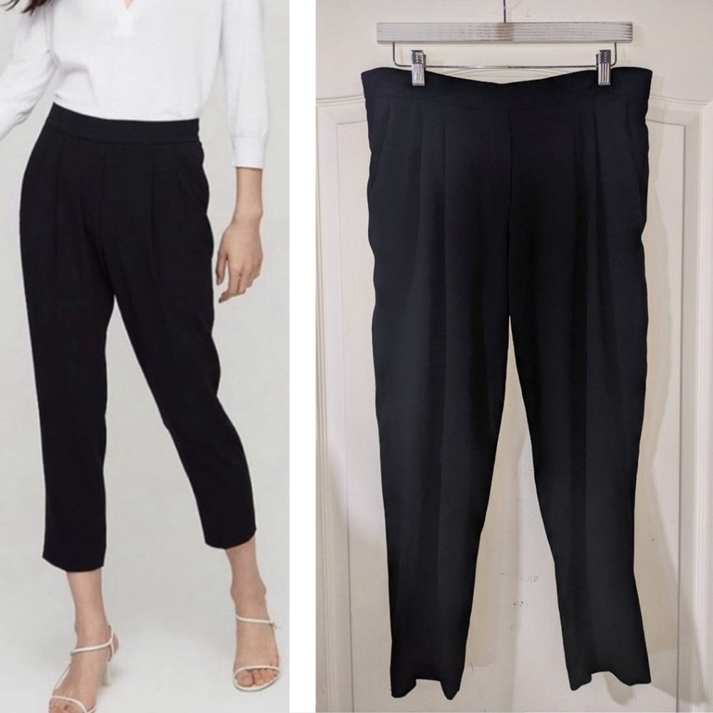 Aritzia Babaton | Cohen pleat front pant in black